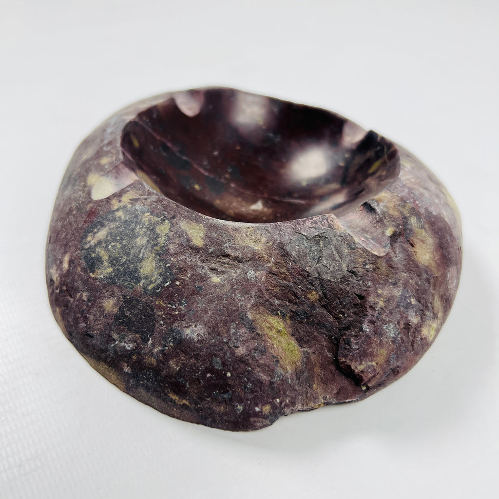 River Stone Burgundy Ash Tray