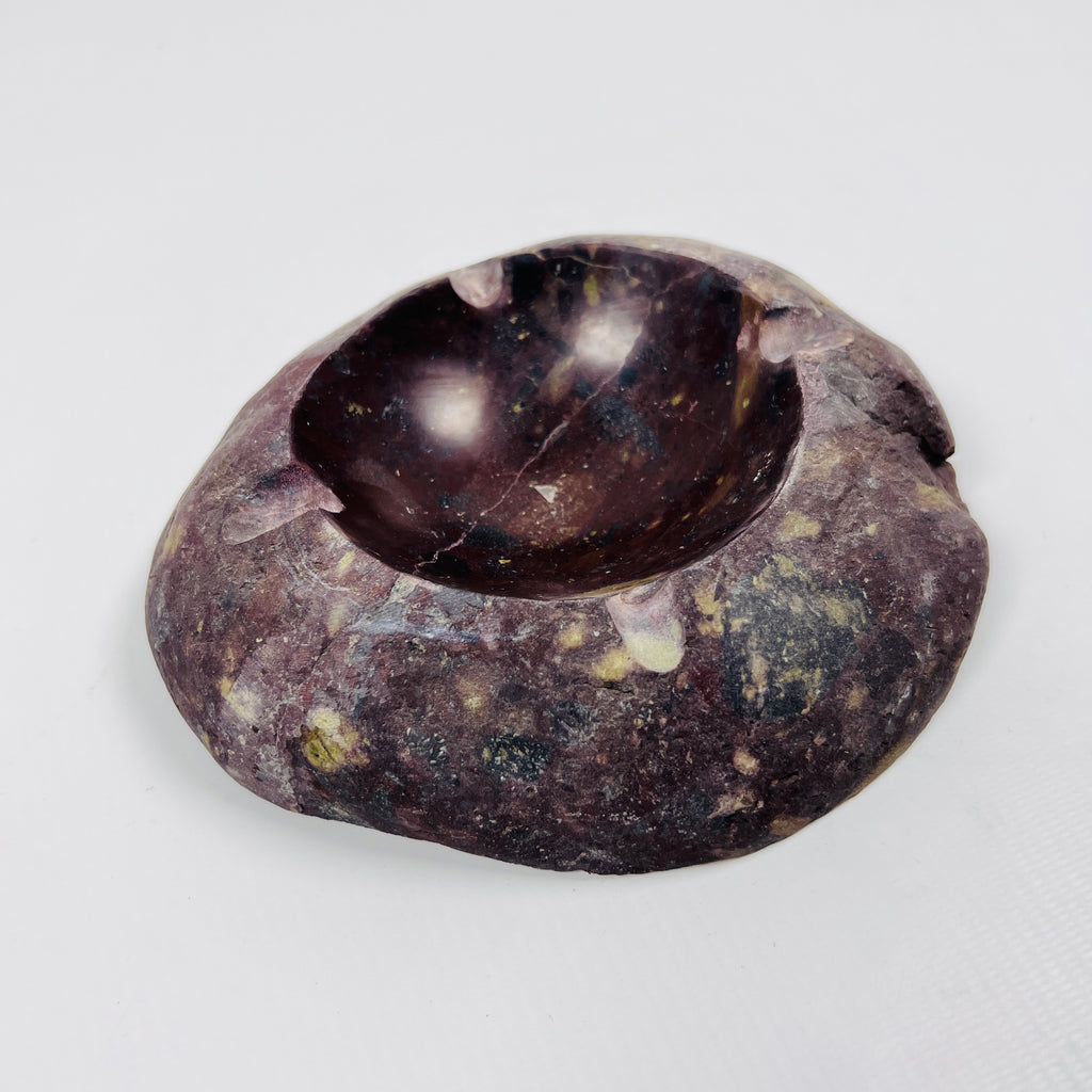 River Stone Burgundy Ash Tray