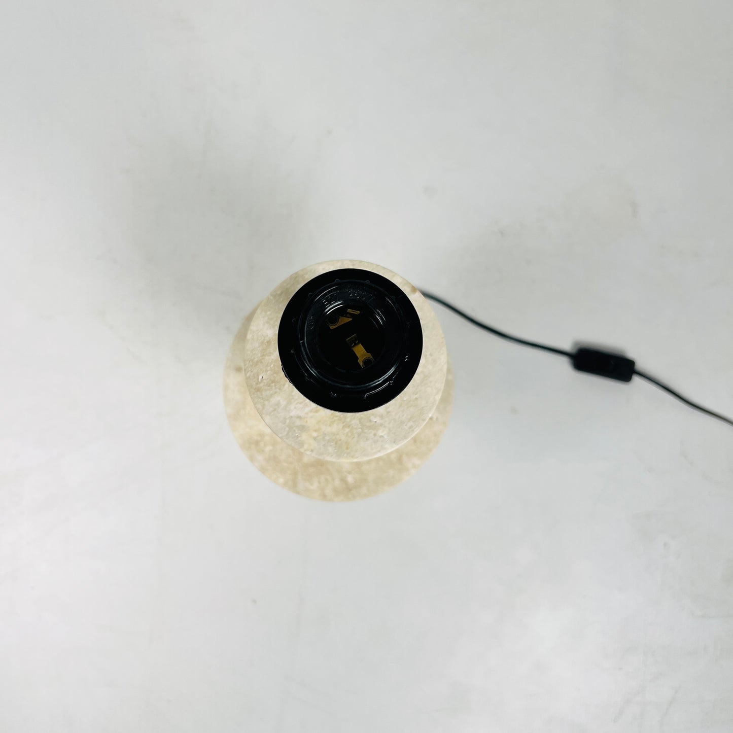 Beaded Table Lamp - Travertine