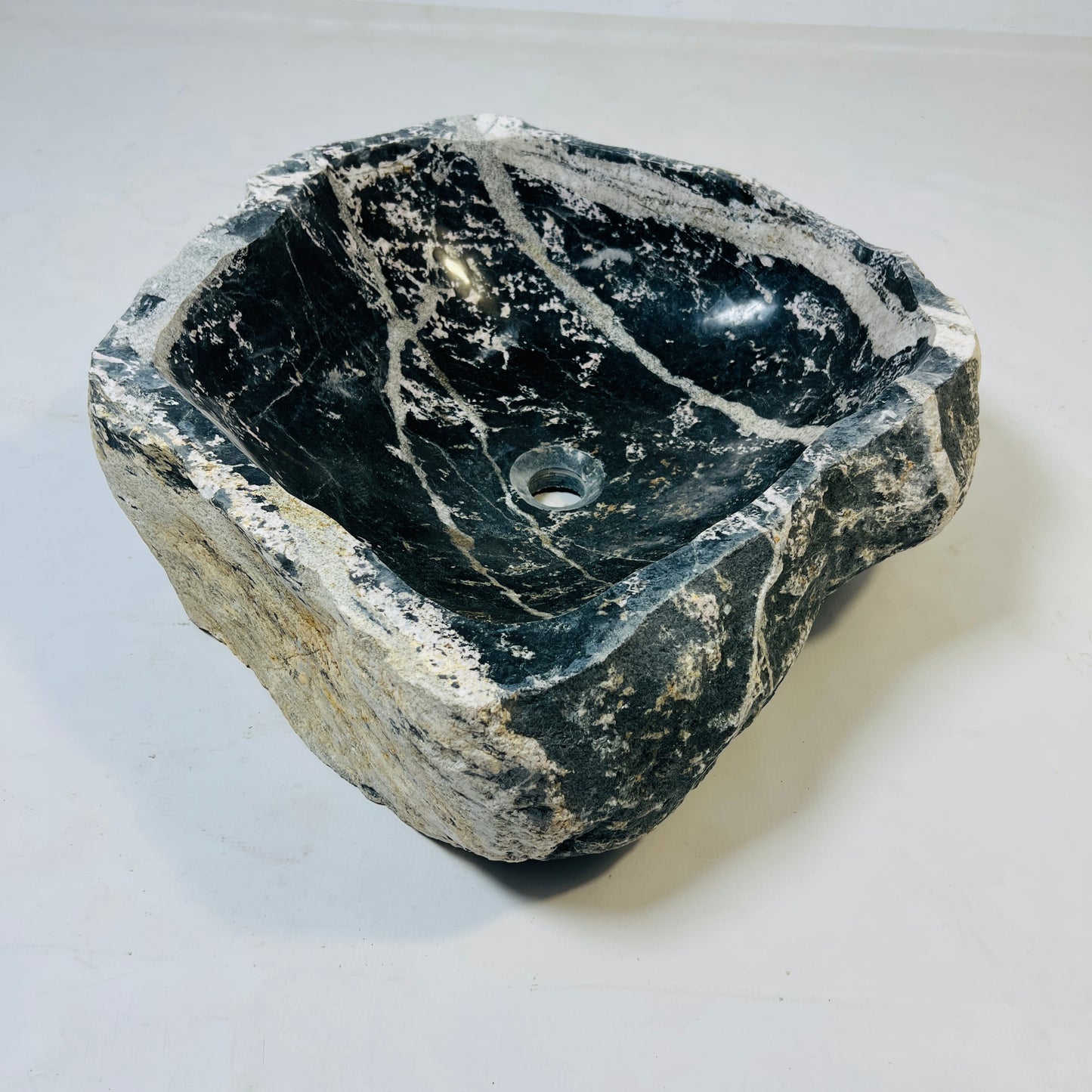 Thunder Stone Carved Sink - Riverstone