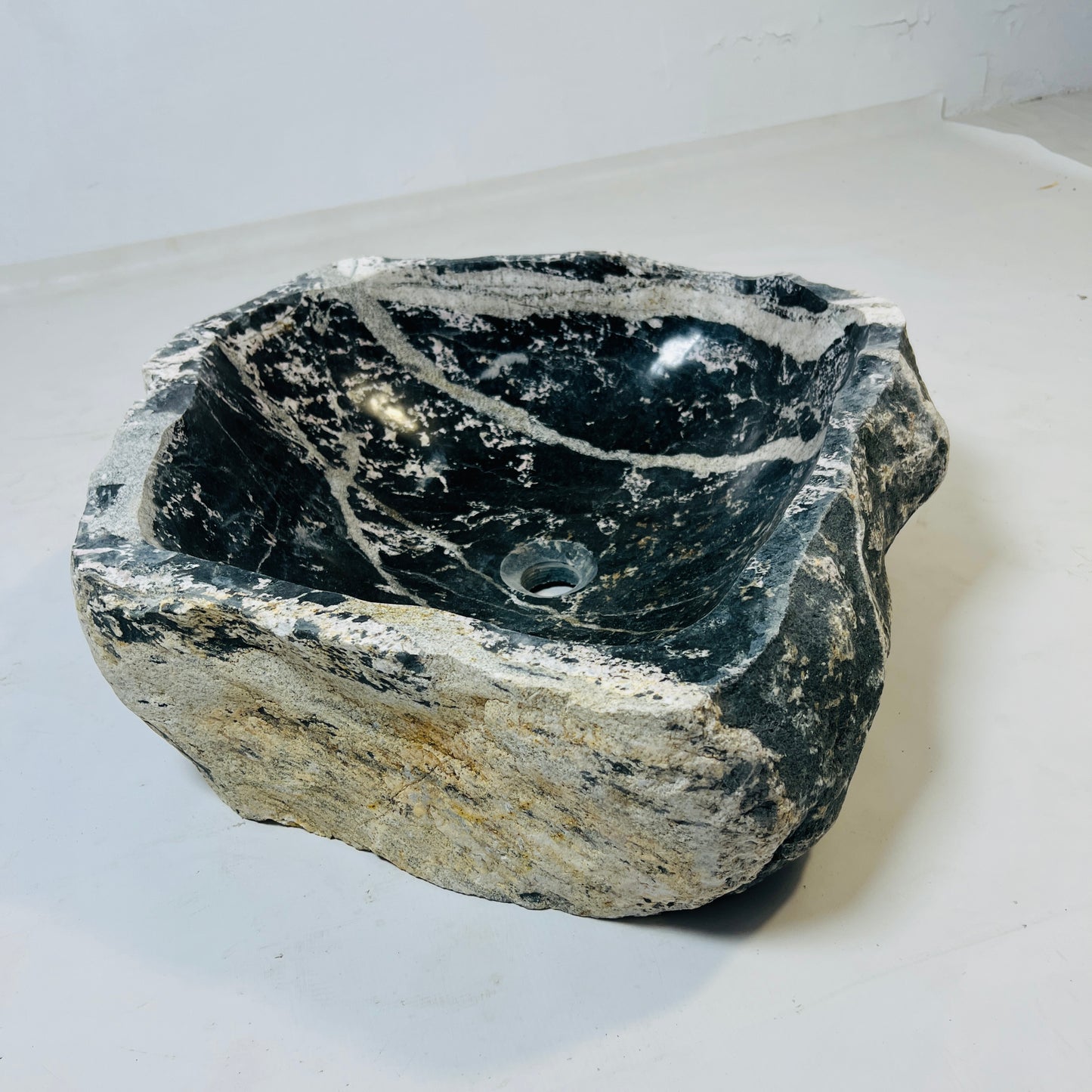 Thunder Stone Carved Sink - Riverstone