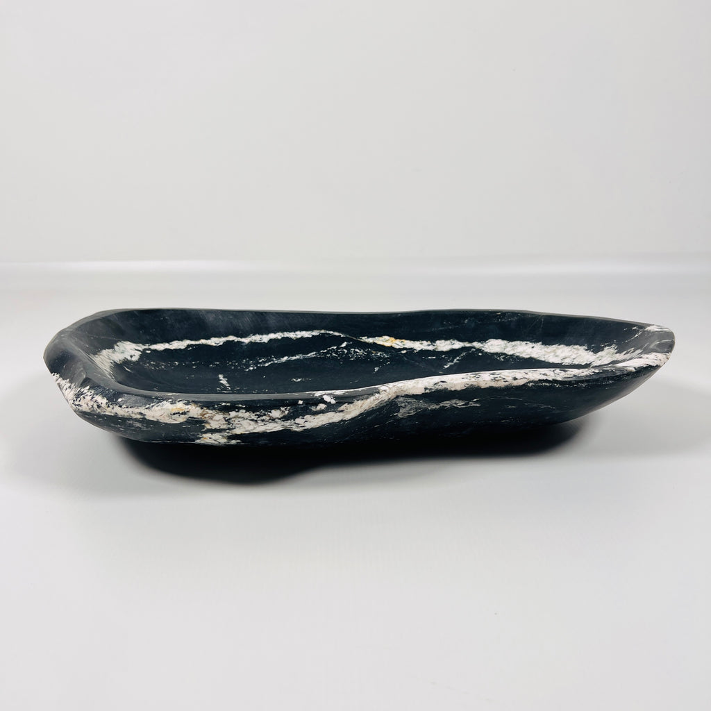 Ebony River Stone Bowl