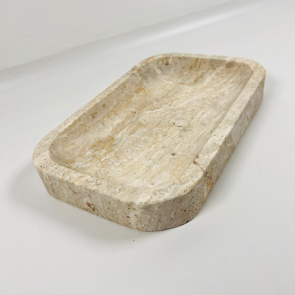 Beige Travertine Tray