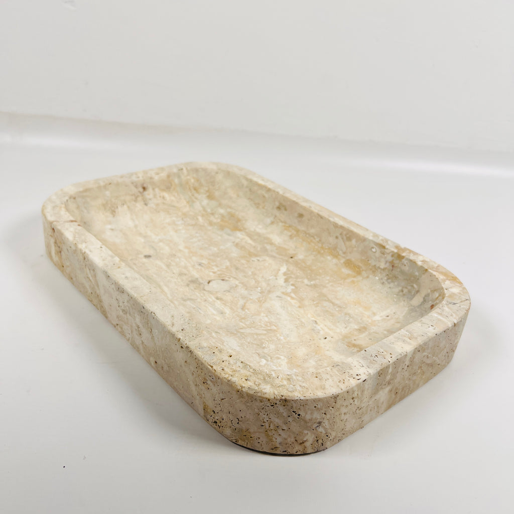 Beige Travertine Tray