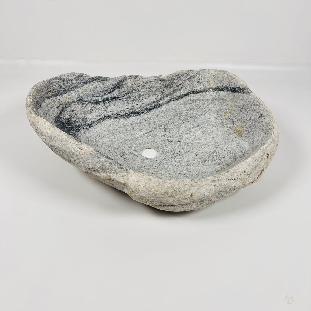 Grey With Black Streaks Riverstone Sink