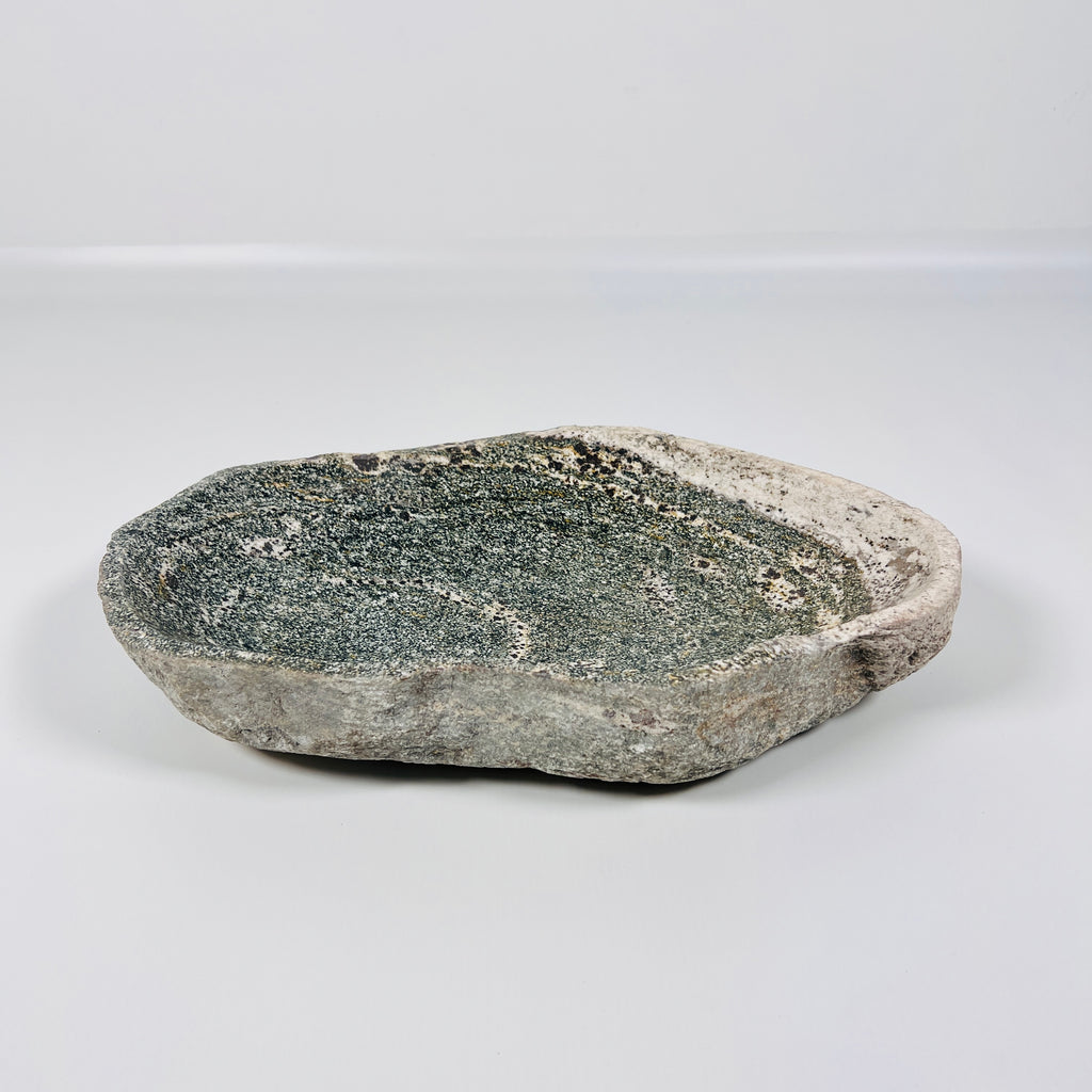 Silver Shore River Stone Bowl