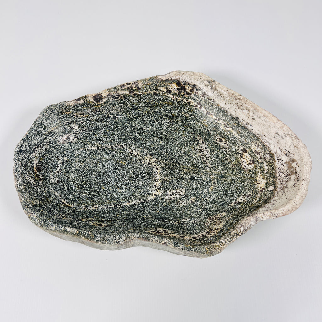 Silver Shore River Stone Bowl