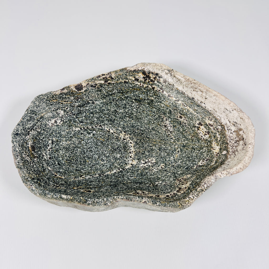 Silver Shore River Stone Bowl