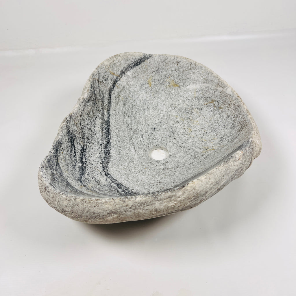 Grey With Black Streaks Riverstone Sink