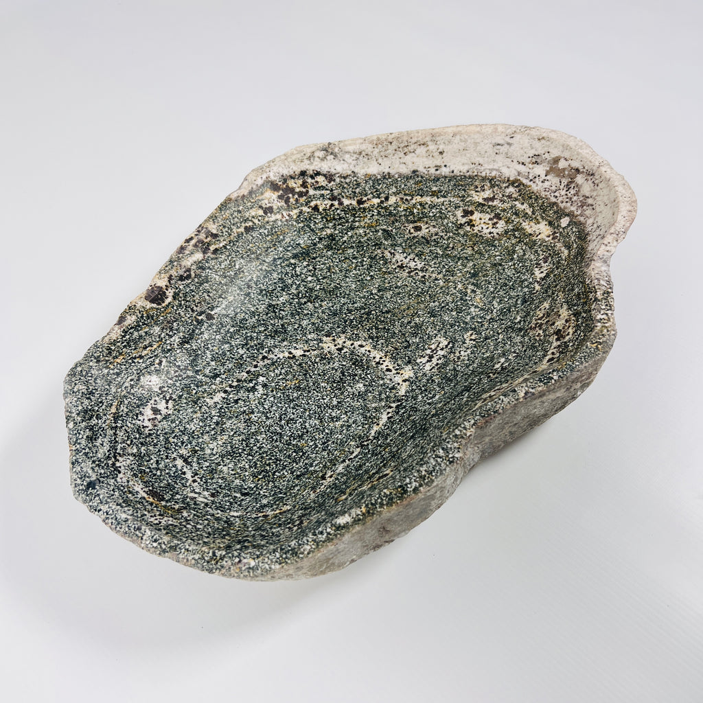 Silver Shore River Stone Bowl