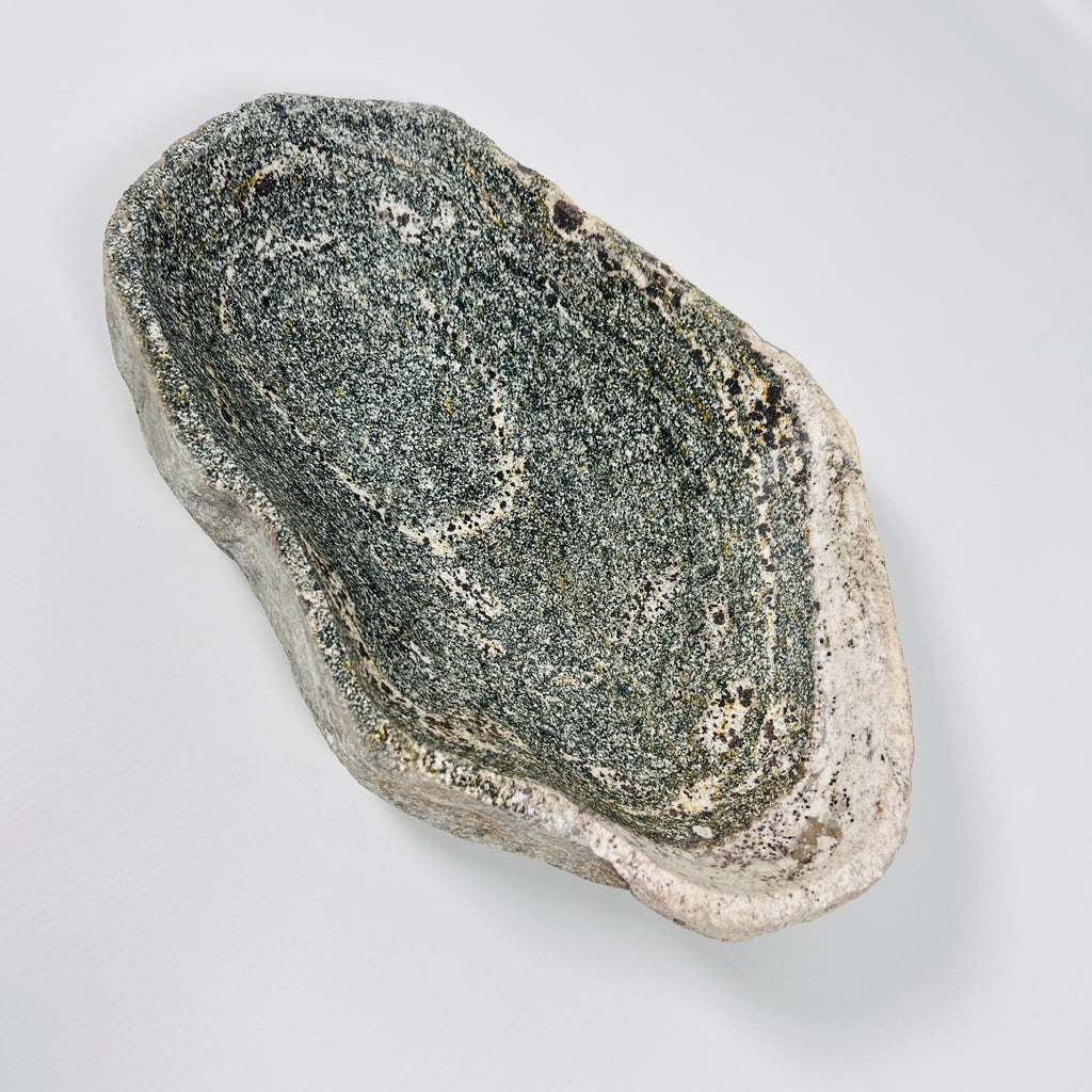 Silver Shore River Stone Bowl