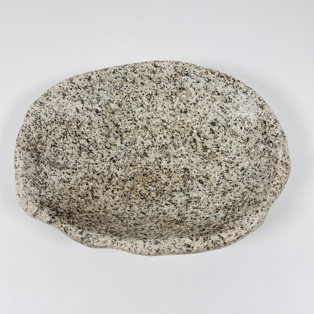 Ivory Veil River Stone Bowl