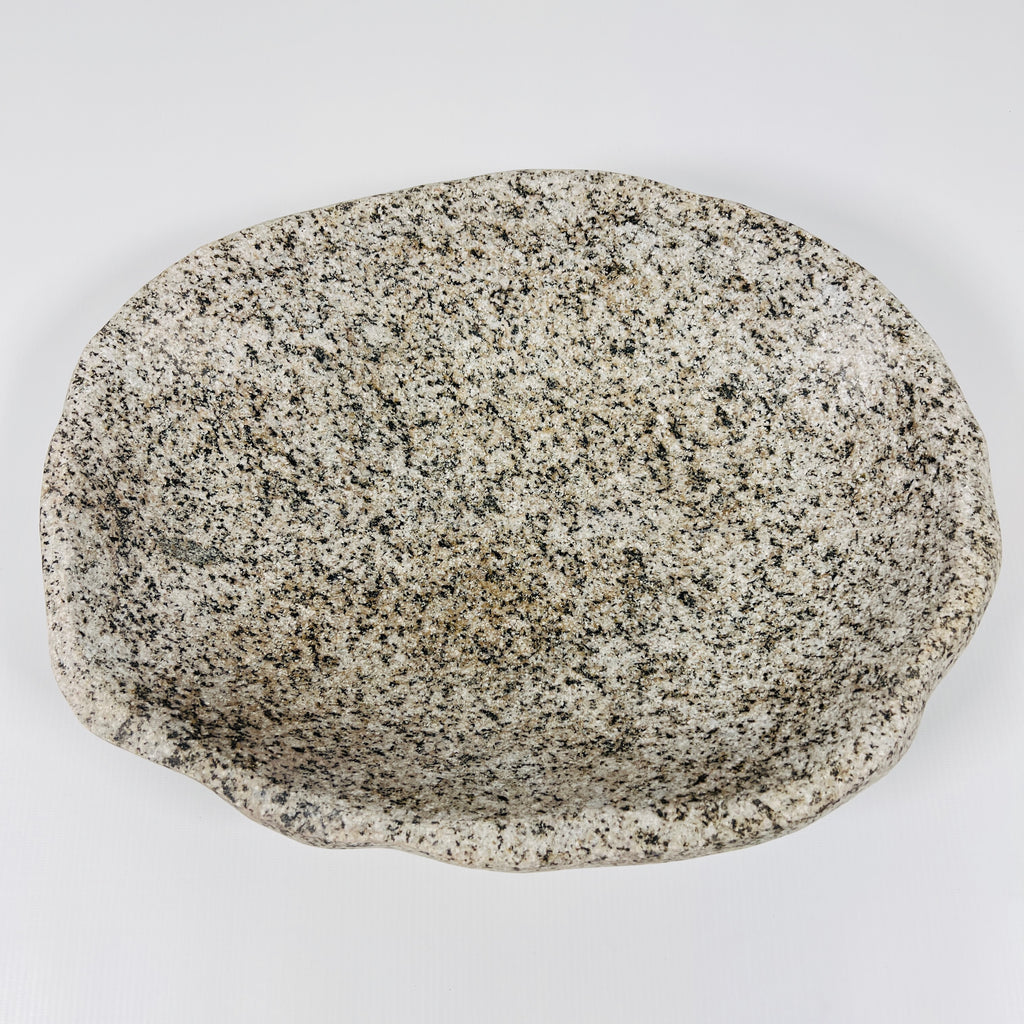 Ivory Veil River Stone Bowl