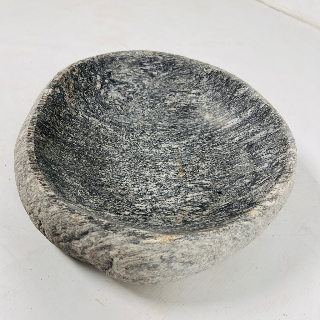 Ashen Stone Bowl