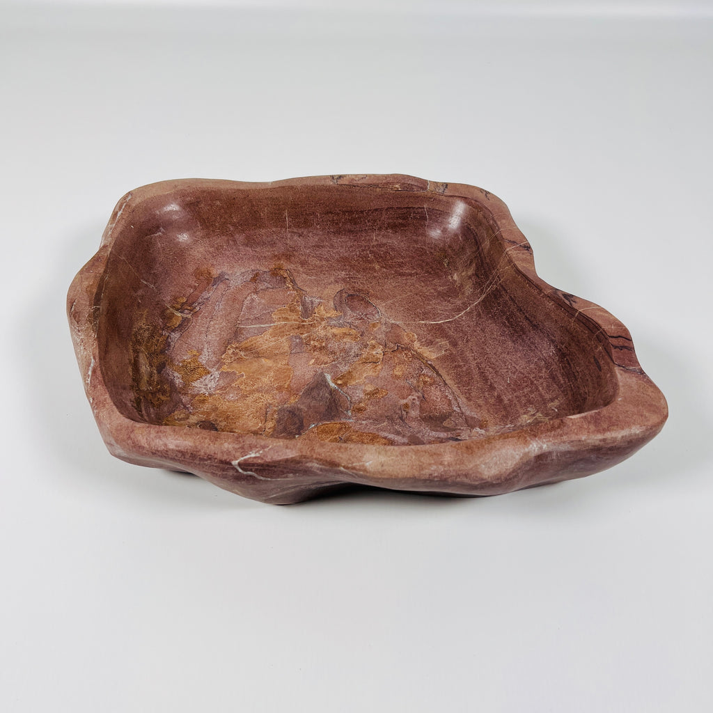 Driftwood River Stone Bowl