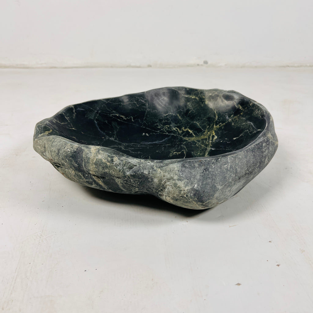 Ebony Stone Bowl