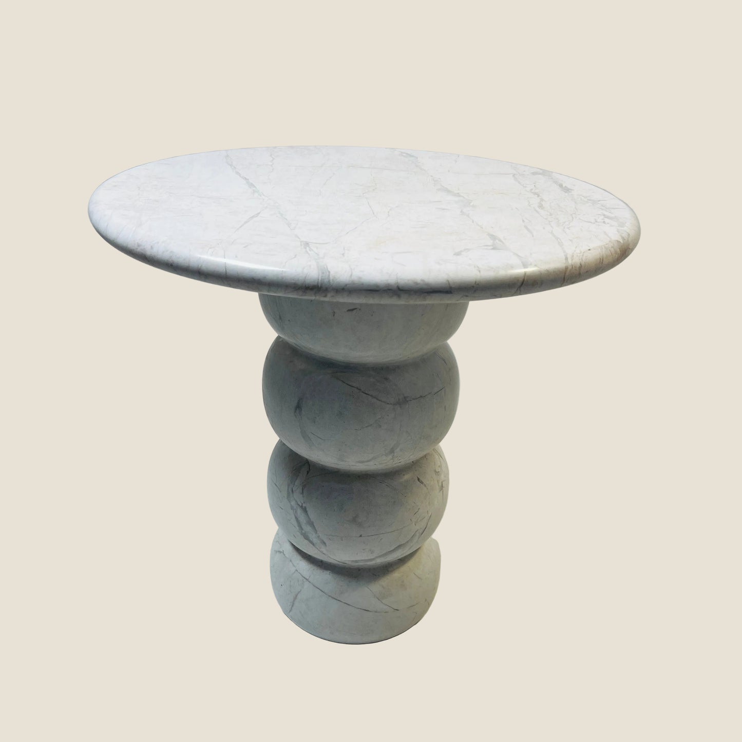 Driftstone Round Table - White