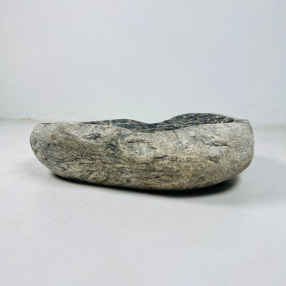 Brushed Ragged  Bowl - Riverstone