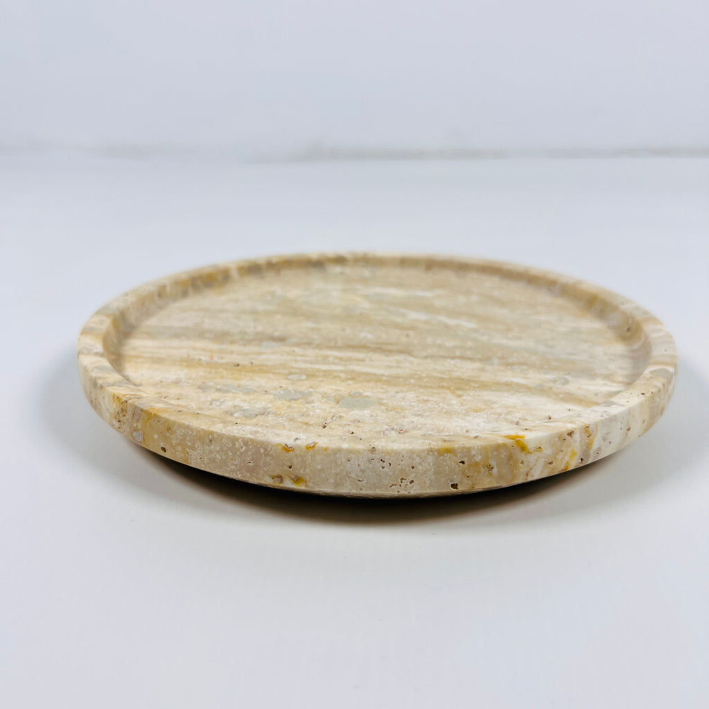 Beige Travertine Plate