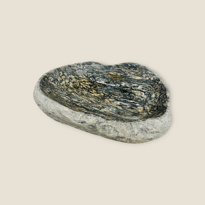 Brushed Ragged  Bowl - Riverstone