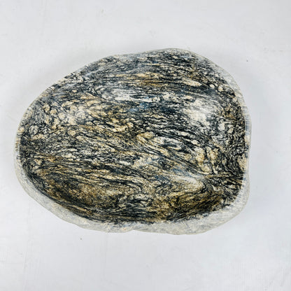 Brushed Ragged  Bowl - Riverstone