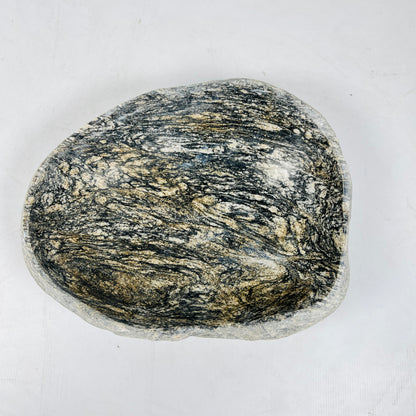 Brushed Ragged  Bowl - Riverstone