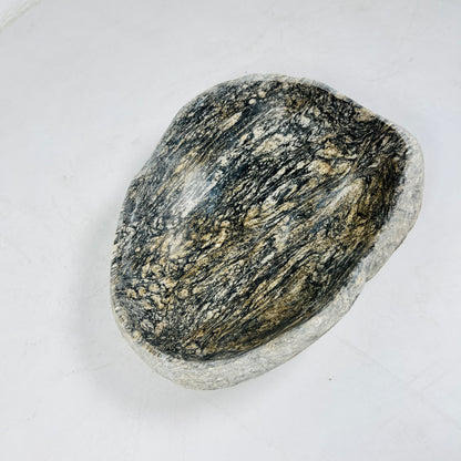 Brushed Ragged  Bowl - Riverstone