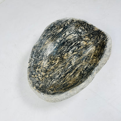 Brushed Ragged  Bowl - Riverstone