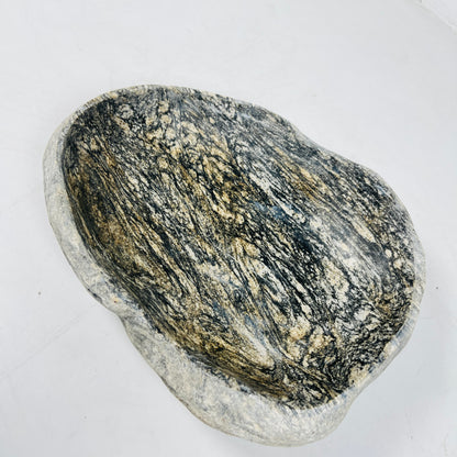 Brushed Ragged  Bowl - Riverstone