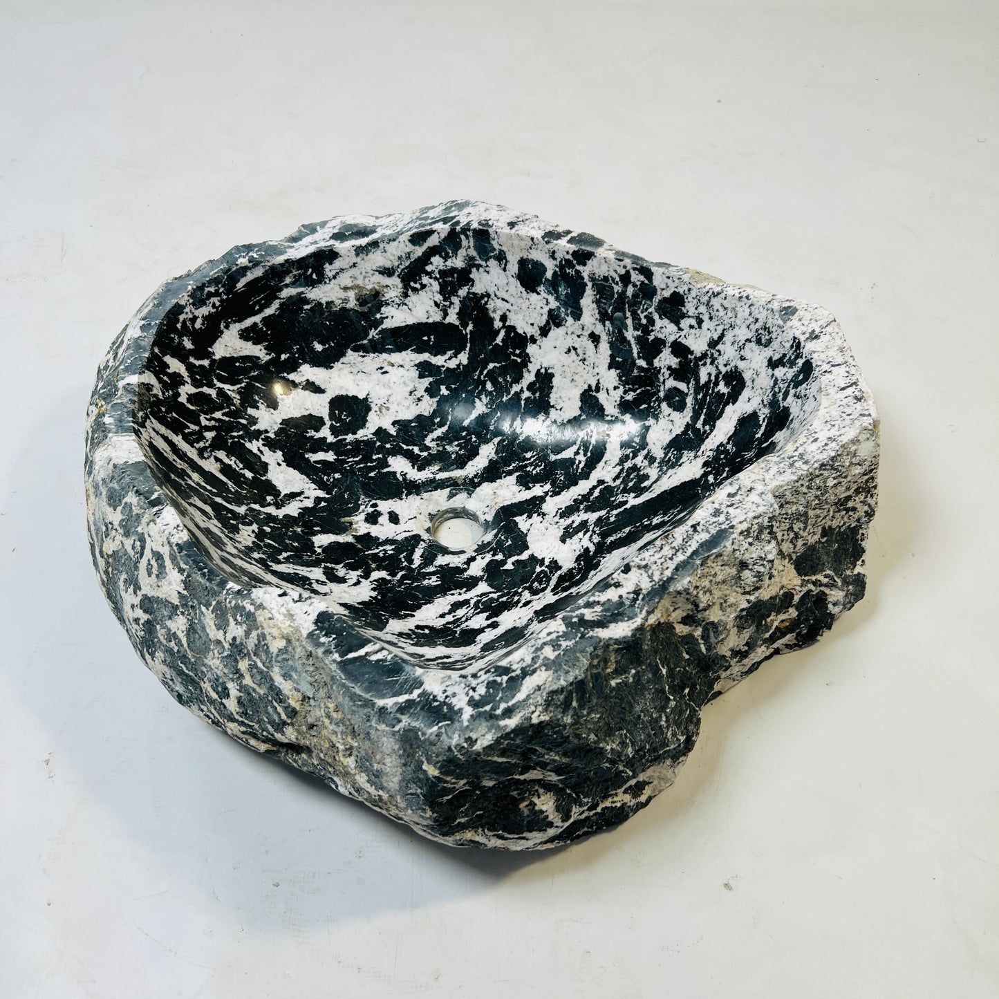 InkMottled Vessel Basin - Riverstone
