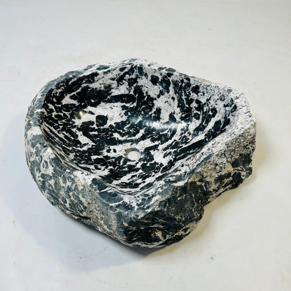 InkMottled Vessel Basin - Riverstone