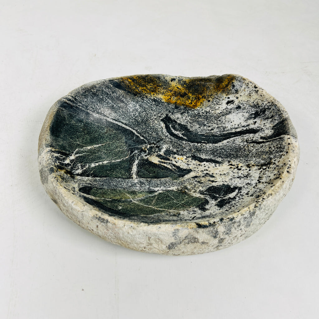 Multicolor River Stone Bowl