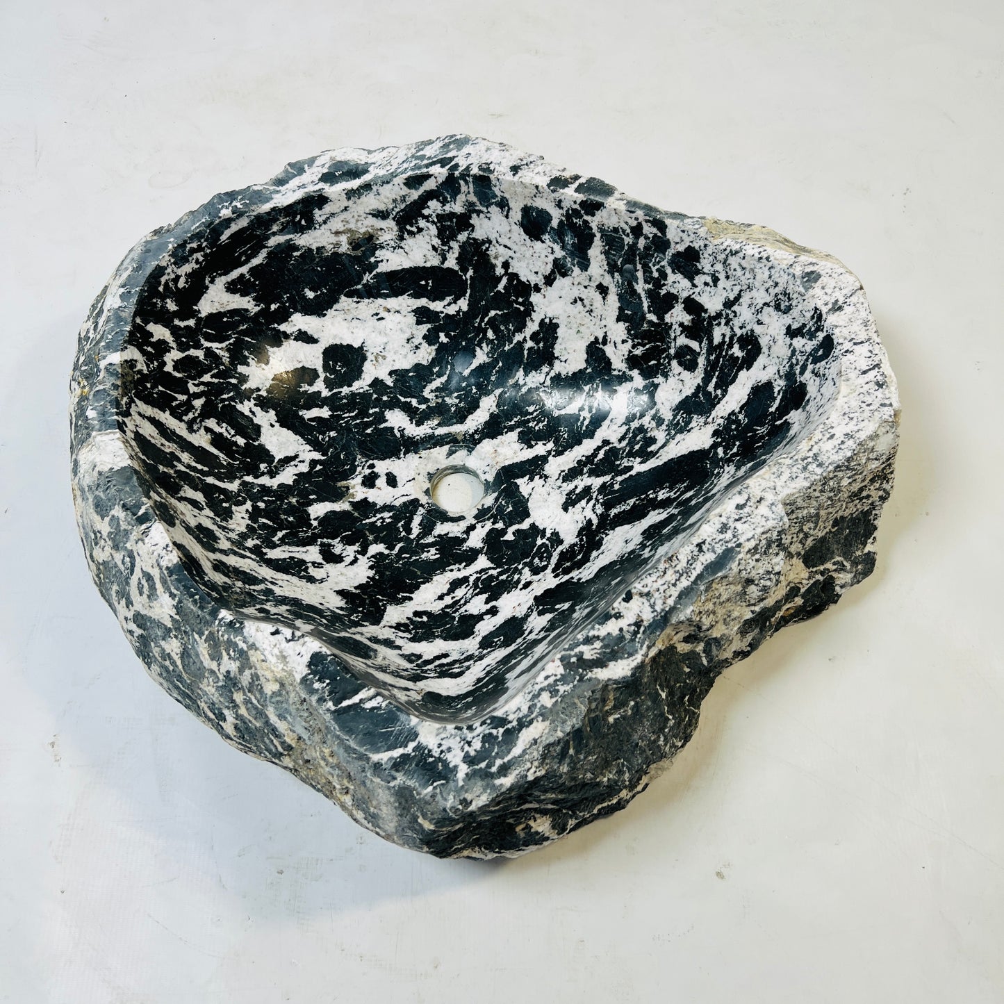 InkMottled Vessel Basin - Riverstone
