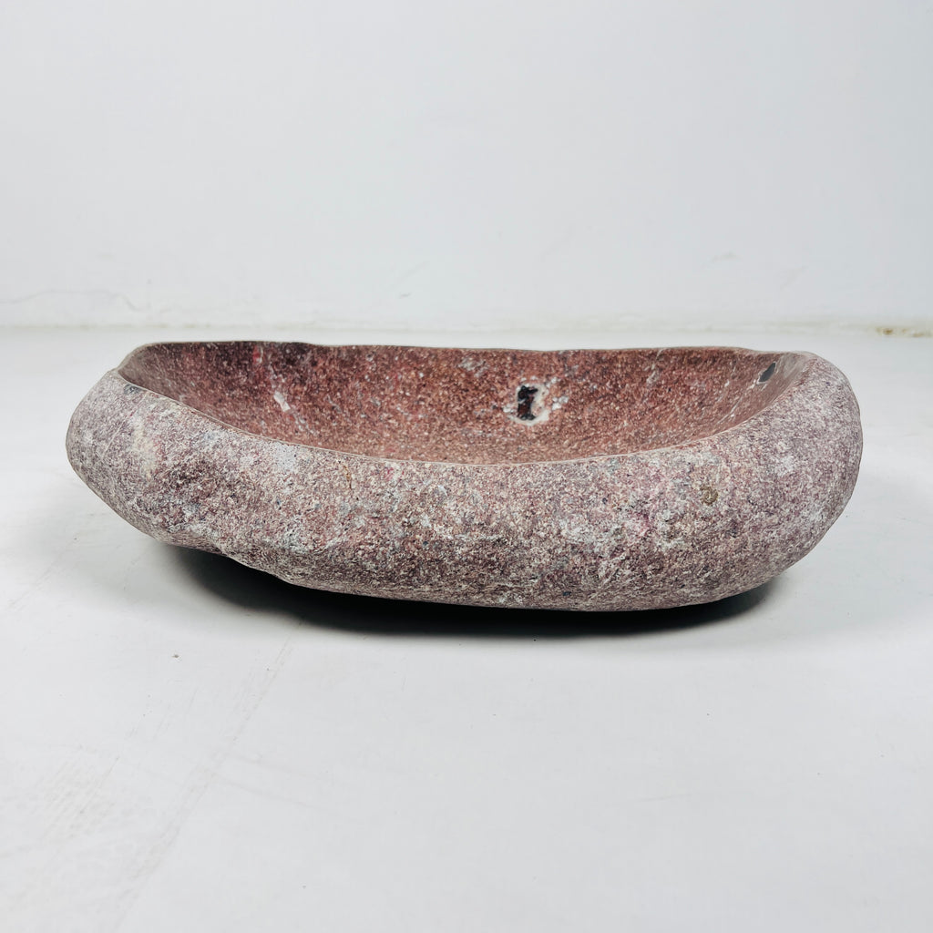 Driftwood River Stone Bowl