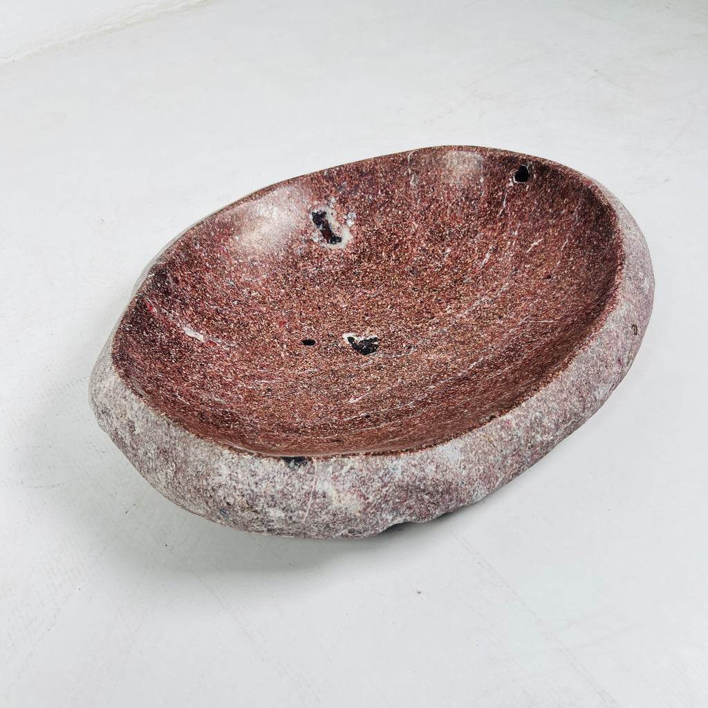 Driftwood River Stone Bowl