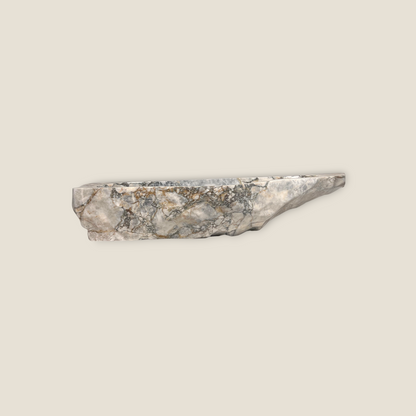 Veined Raw Marble Sink - Green Commando