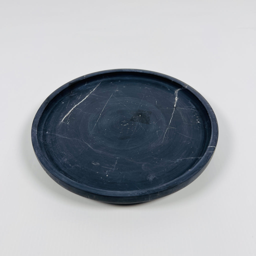 Black Galaxy Marble Plate