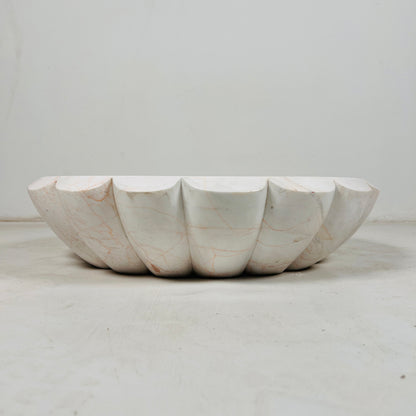 Scallop Sink - Noble White