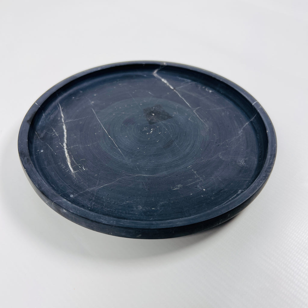 Black Galaxy Marble Plate