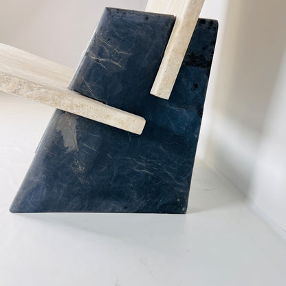 Throne Chair - Black & Beige