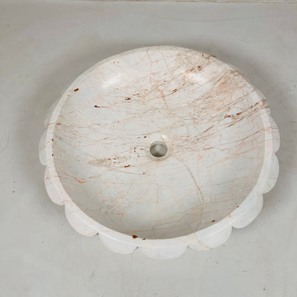 Scallop Sink - Noble White