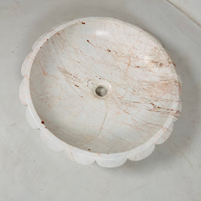 Scallop Sink - Noble White