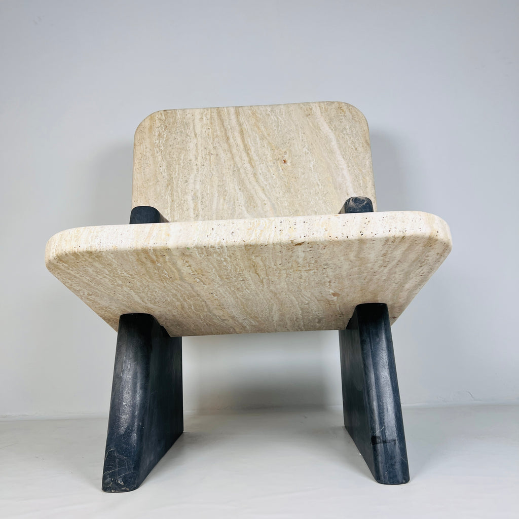 Travertine Throne Chair (CH011)