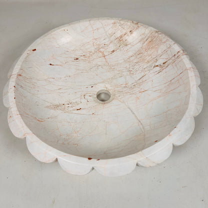 Scallop Sink - Noble White