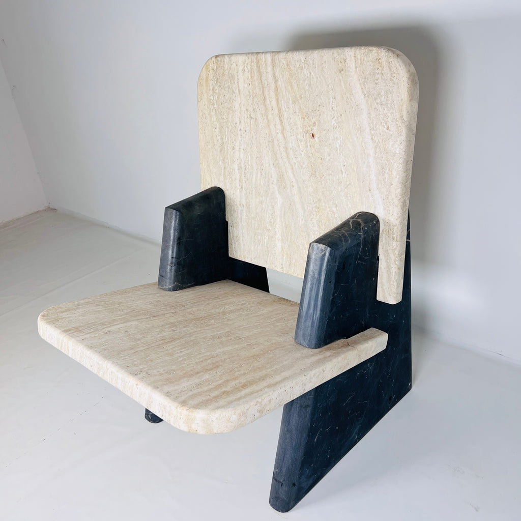 Travertine Throne Chair (CH011)