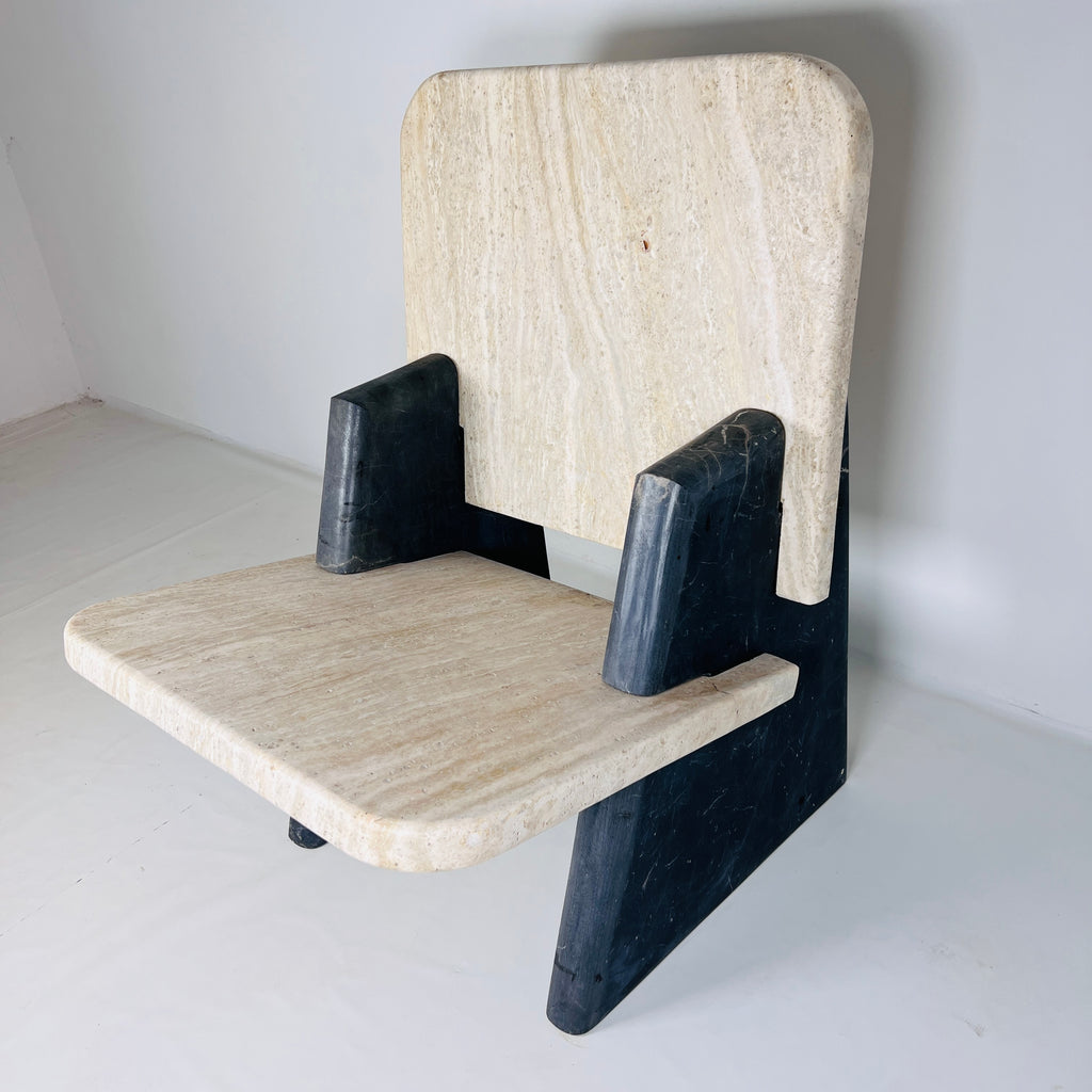 Travertine Throne Chair (CH011)