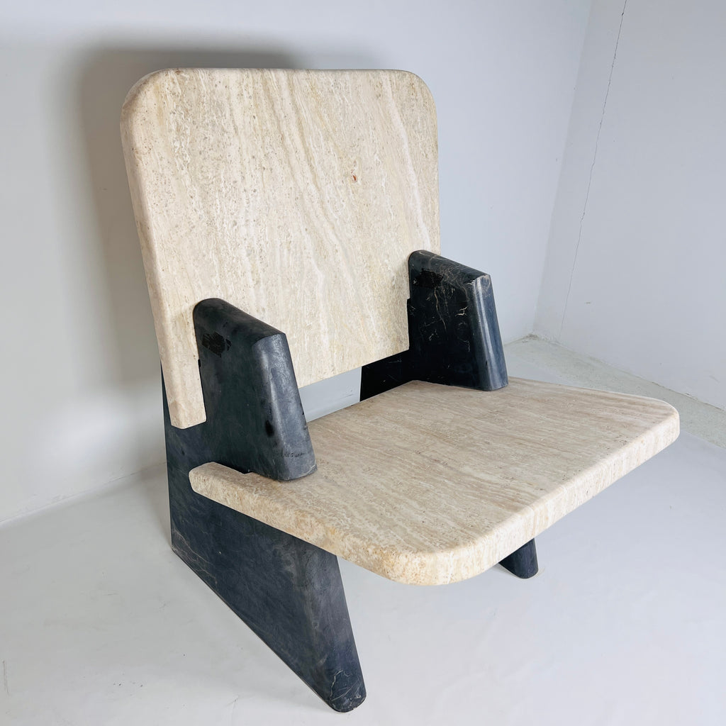 Travertine Throne Chair (CH011)