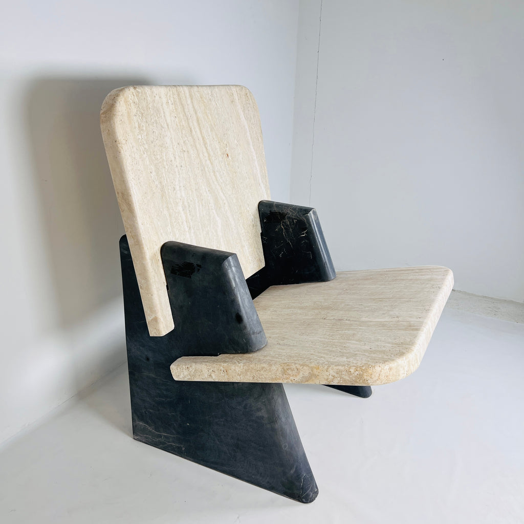 Travertine Throne Chair (CH011)