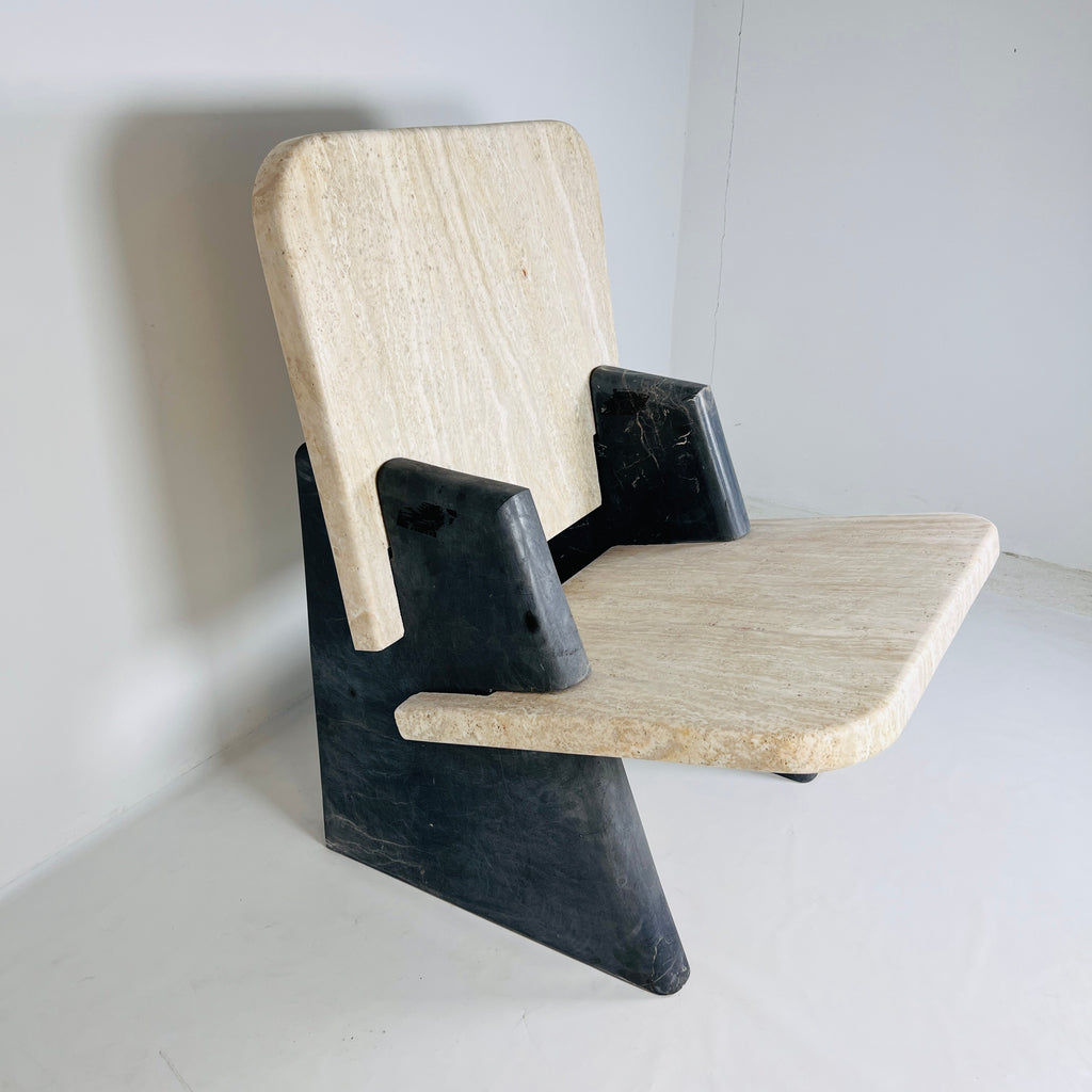 Travertine Throne Chair (CH011)