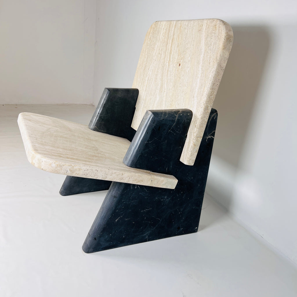 Travertine Throne Chair (CH011)